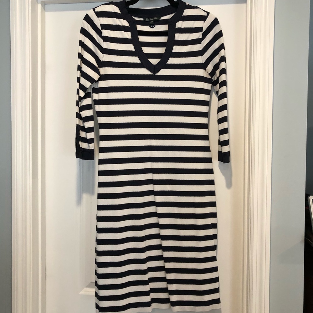 Brooks brothers nautical knit dress